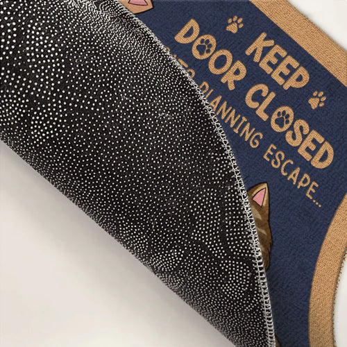 Gobanus Custom Pet Doormat – Personalized Funny Gift for Cat & Dog Lovers, Unique Home Decor for Pet Owners & Housewarming